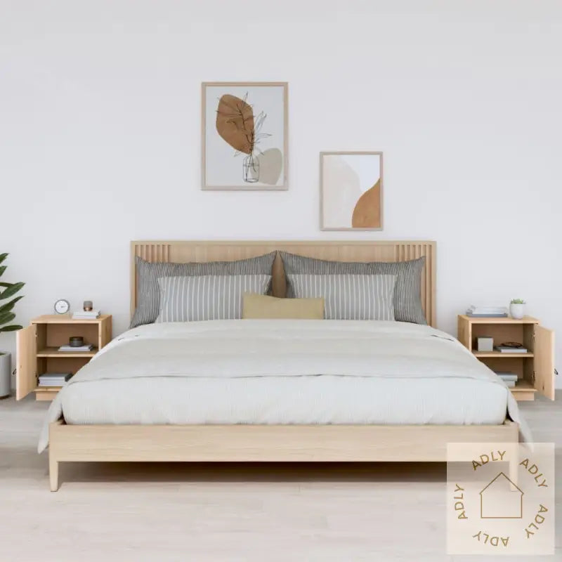 Nattbord 2 Stk 40X34X45 Cm Heltre Furu