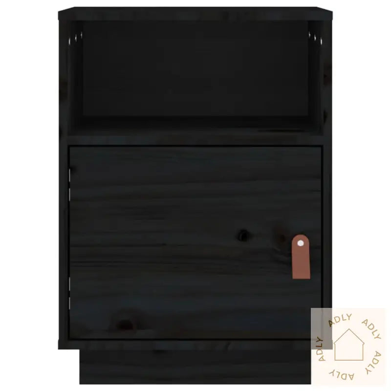Nattbord Svart 40X34X55 Heltre Furu