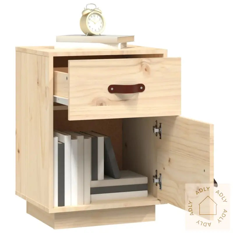 Nattbord 40X34X55 Cm Heltre Furu