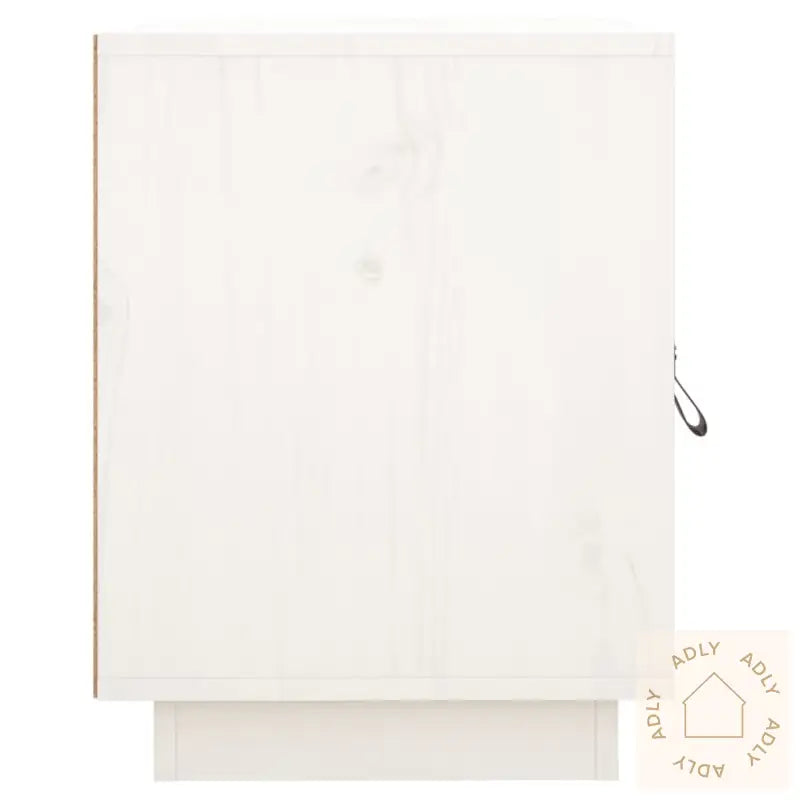 Nattbord 2 Stk Hvit 40X34X45 Cm Heltre Furu