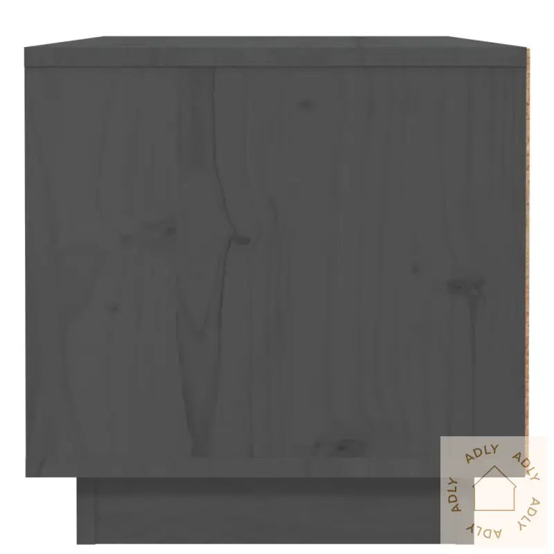 Nattbord Grå 40X34X35 Cm Heltre Furu