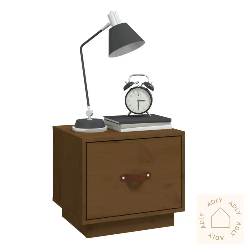 Nattbord 2 Stk Honningbrun 40X34X35 Cm Heltre Furu