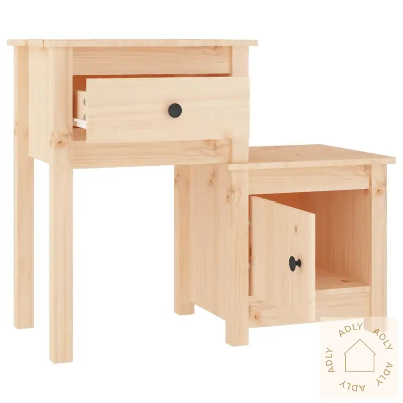Nattbord 79,5X38X65,5 Cm Heltre Furu