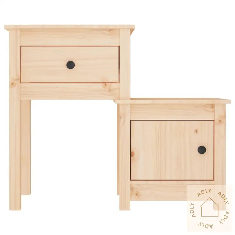 Nattbord 79,5X38X65,5 Cm Heltre Furu