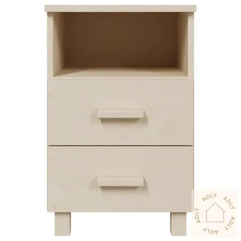 Nattbord Hamar 2 Stk Honningbrun 40X35X62 Cm Heltre