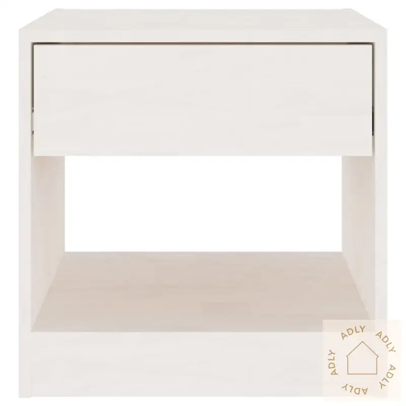 Nattbord 2 Stk Hvit 40X31X40 Cm Heltre Furu