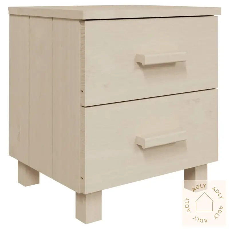 Nattbord Hamar 2 Stk Honningbrun 40X35X44,5 Cm Heltre