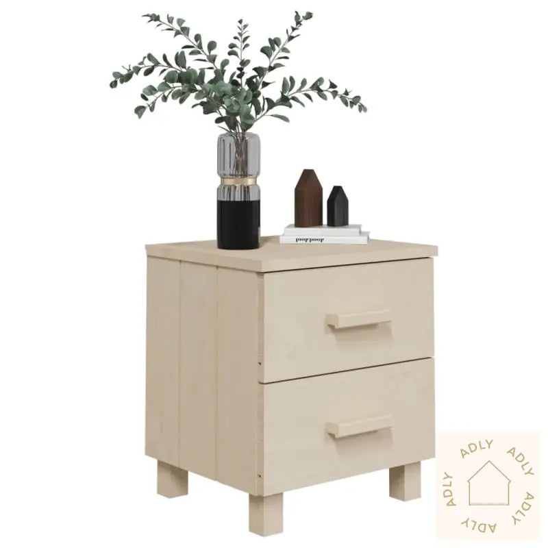 Nattbord Hamar 2 Stk Honningbrun 40X35X44,5 Cm Heltre