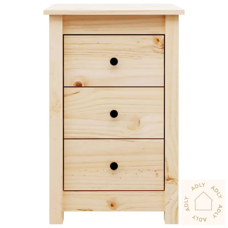 Nattbord 2 Stk 40X35X61,5 Cm Heltre Furu