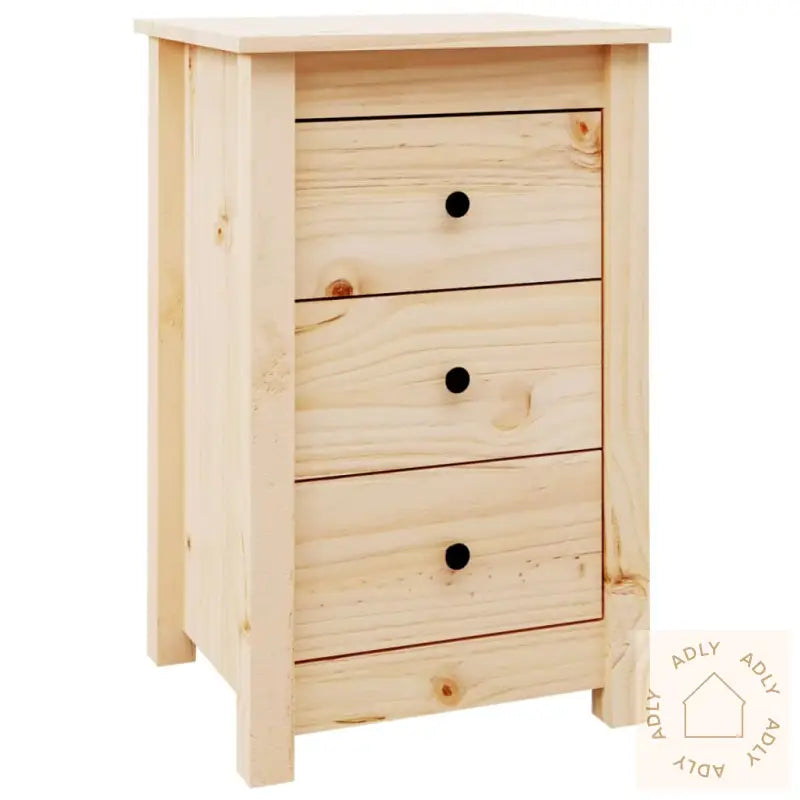 Nattbord 2 Stk 40X35X61,5 Cm Heltre Furu