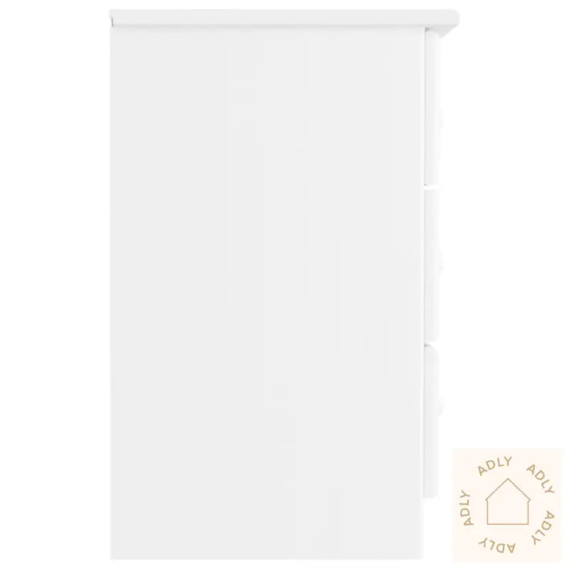 Nattbord Alta Hvit 41X35X55,5 Cm Heltre Furu