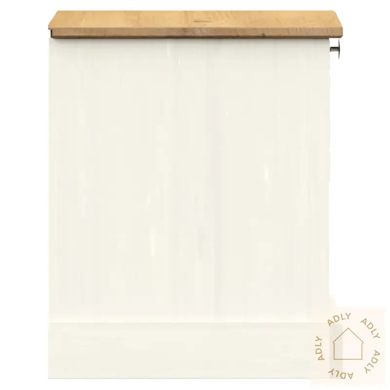 Nattbord Vigo Hvit 42X35X42 Cm Heltre Furu