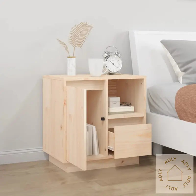 Nattbord 50X34X50 Cm Heltre Furu