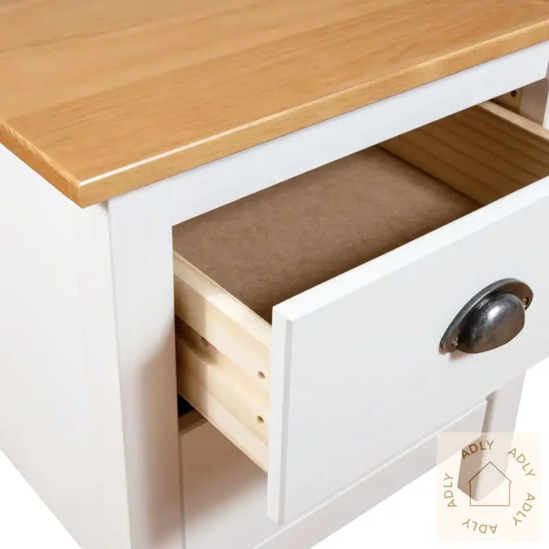 Nattbord Hill 2 Stk Hvit 46X35X49,5 Cm Heltre Furu