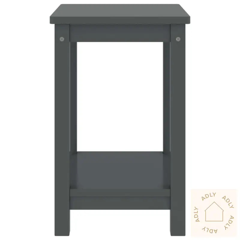 Nattbord Mørkegrå 35X30X47 Cm Heltre Furu