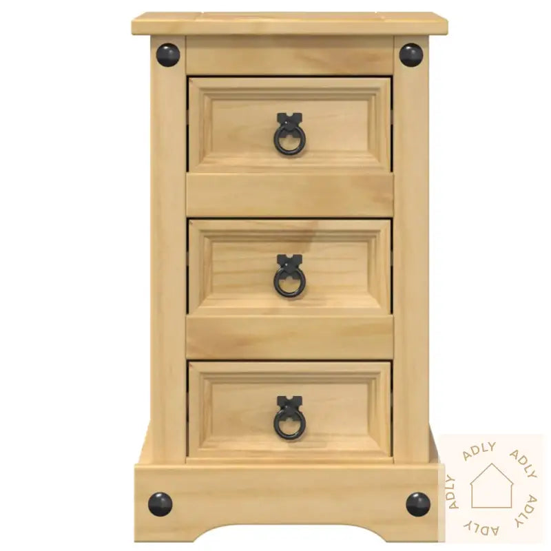 Nattbord Corona 35X32,5X58 Cm Heltre Furu