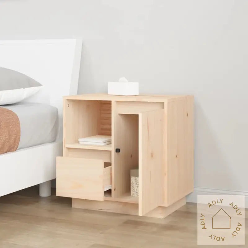 Nattbord 2 Stk 50X34X50 Cm Heltre Furu