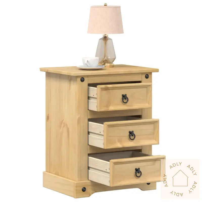 Nattbord Corona 53X39X66 Cm Heltre Furu