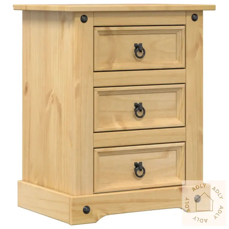 Nattbord Corona 53X39X66 Cm Heltre Furu