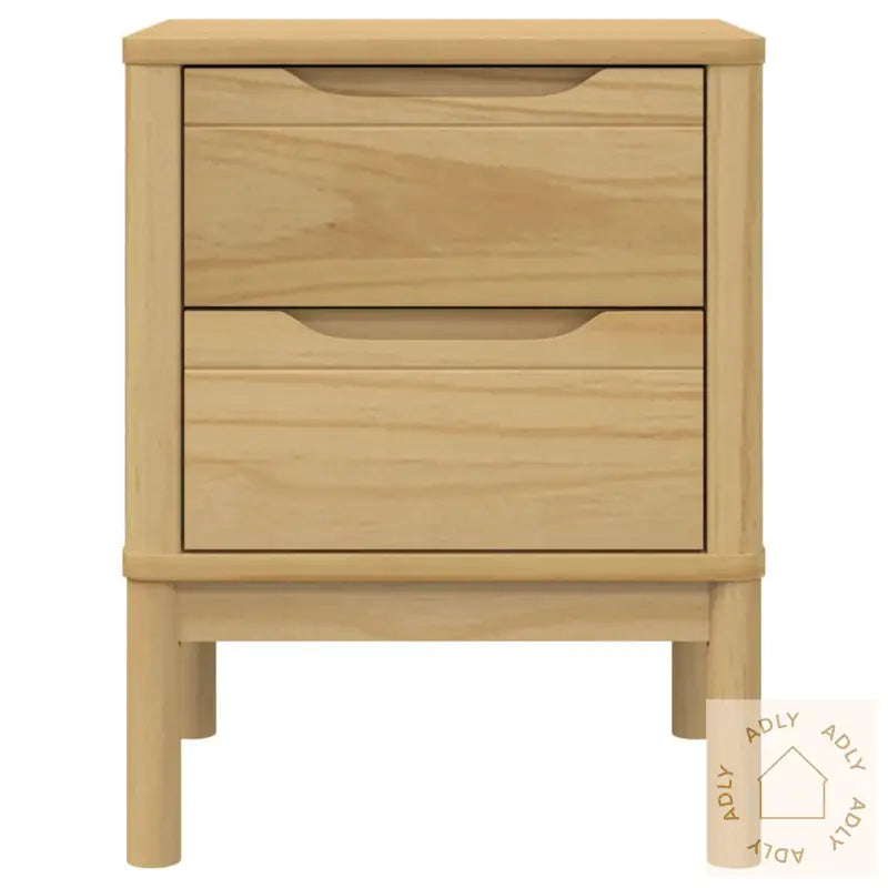 Nattbord Voksbrun 45X39X57 Cm Heltre Furu