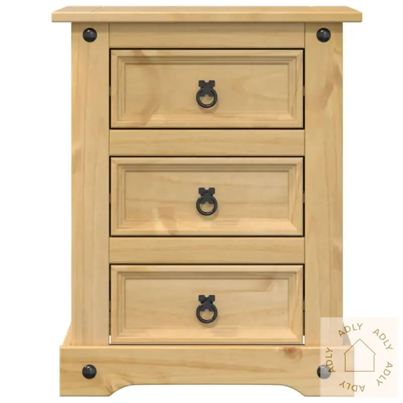 Nattbord Corona 53X39X66 Cm Heltre Furu