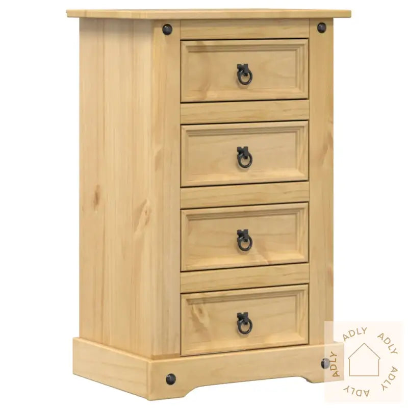 Nattbord Corona 53X39X84 Cm Heltre Furu