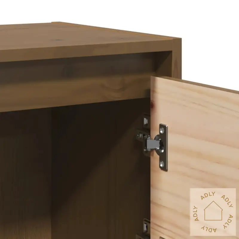 Nattbord 2 Stk Honningbrun 40X30,5X40 Cm Heltre Furu