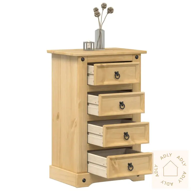 Nattbord Corona 53X39X84 Cm Heltre Furu