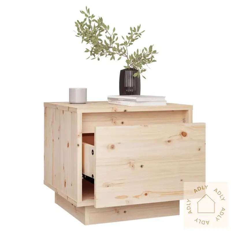 Nattbord 35X34X32 Cm Heltre Furu
