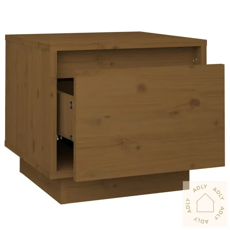 Nattbord 2 Stk Honningbrun 35X34X32 Cm Heltre Furu