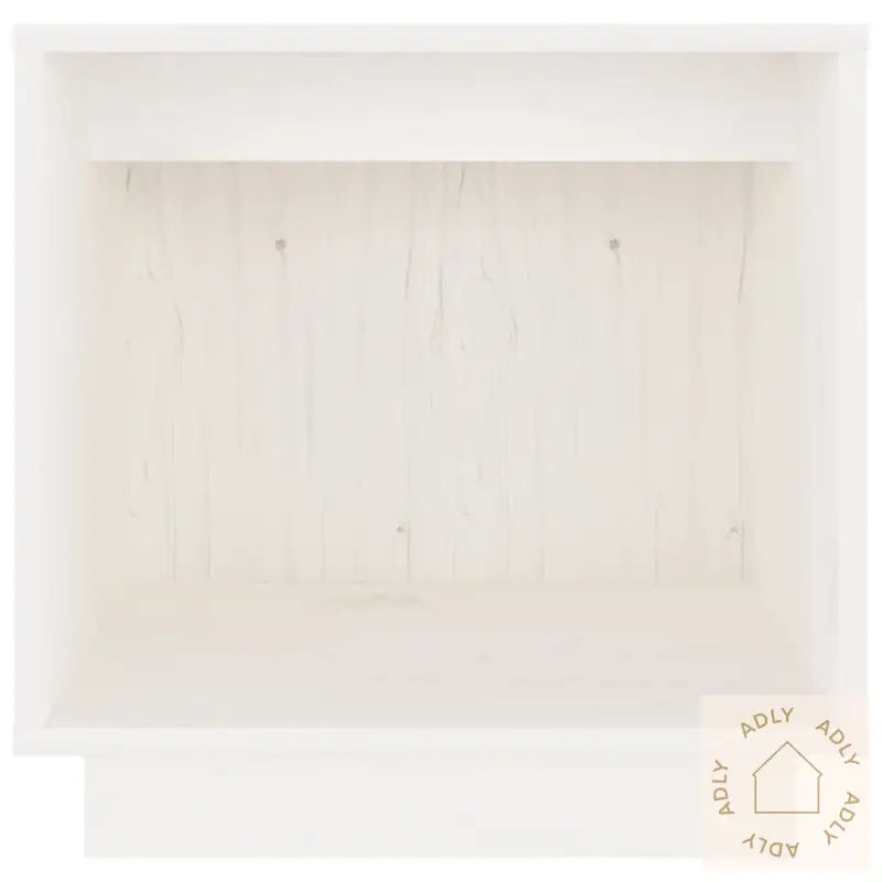 Nattbord Hvit 40X30X40 Heltre Furu
