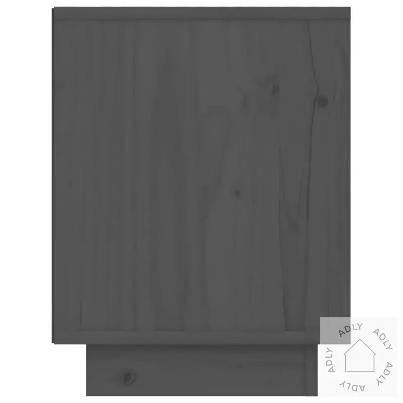 Nattbord 2 Stk Grå 40X30X40 Heltre Furu