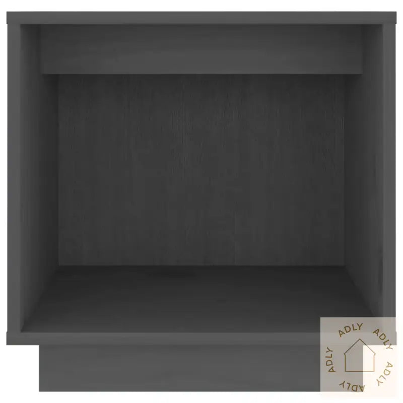 Nattbord 2 Stk Grå 40X30X40 Heltre Furu