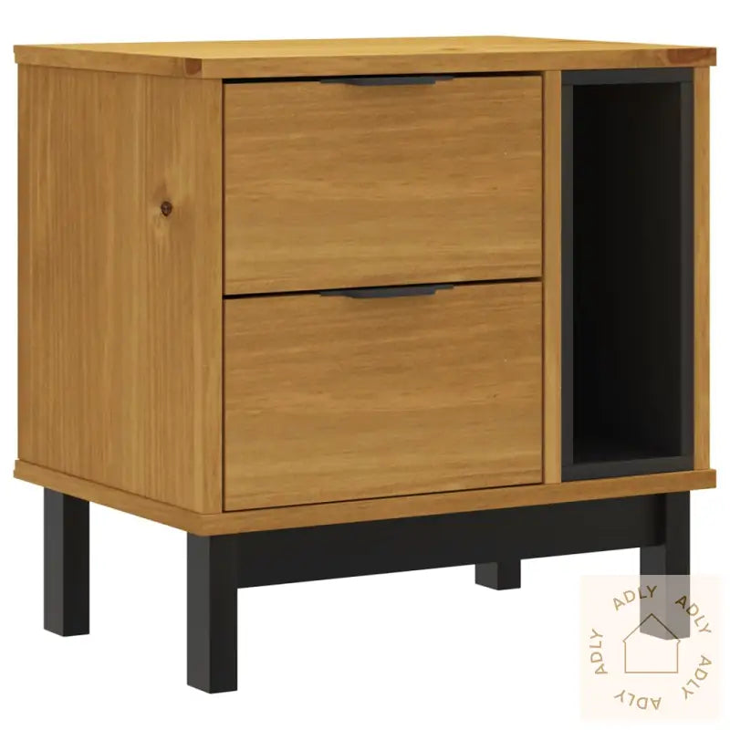 Nattbord Flam 49X35X50 Cm Heltre Furu