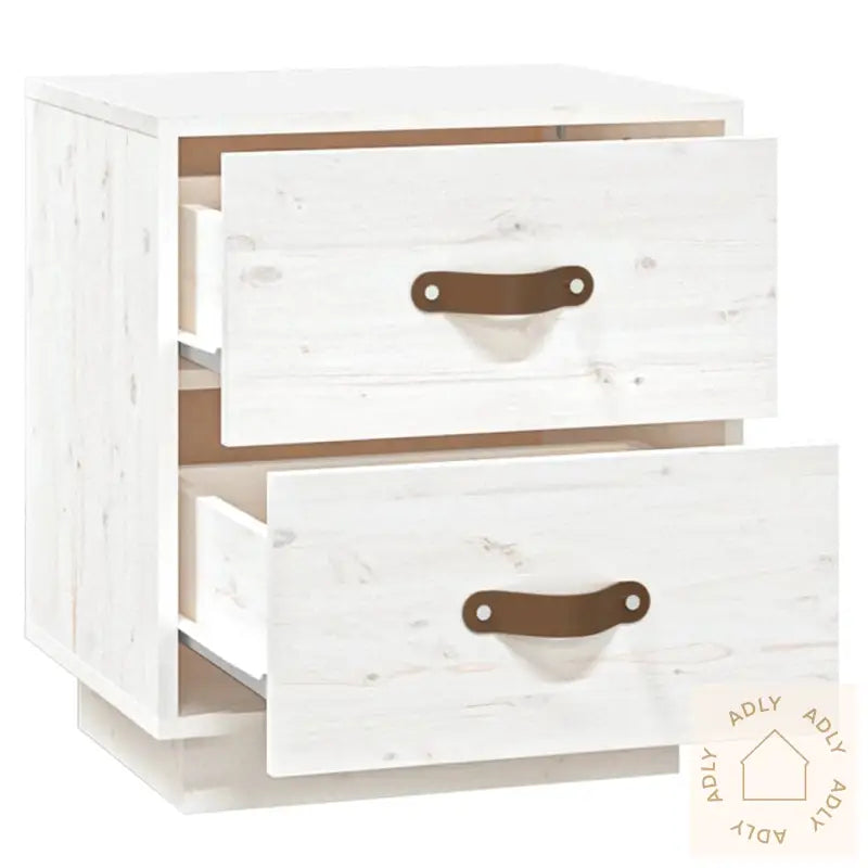   Nattbord Hvit 40X34X45 Cm Heltre Furu
