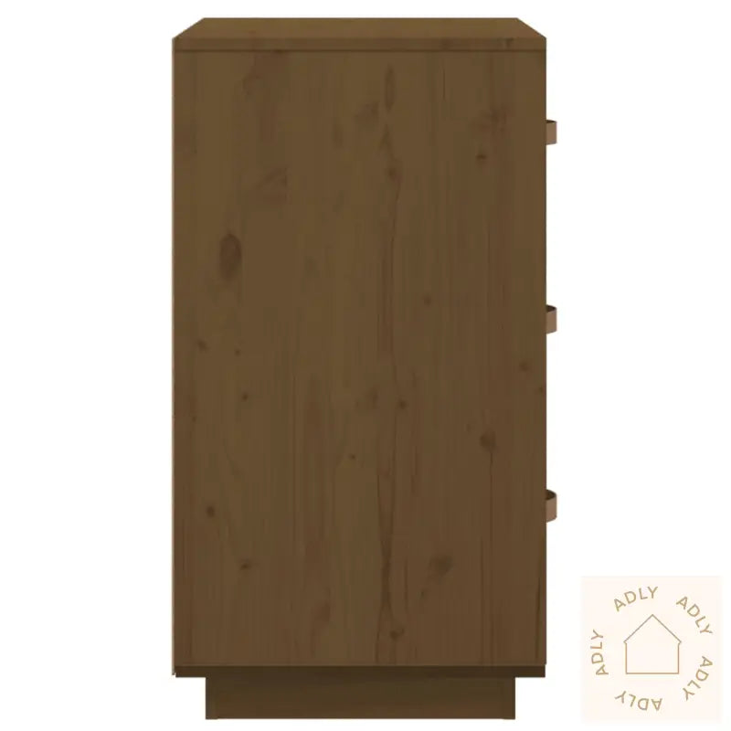  Nattbord 2 Stk Honningbrun 40X40X75 Cm Heltre Furu