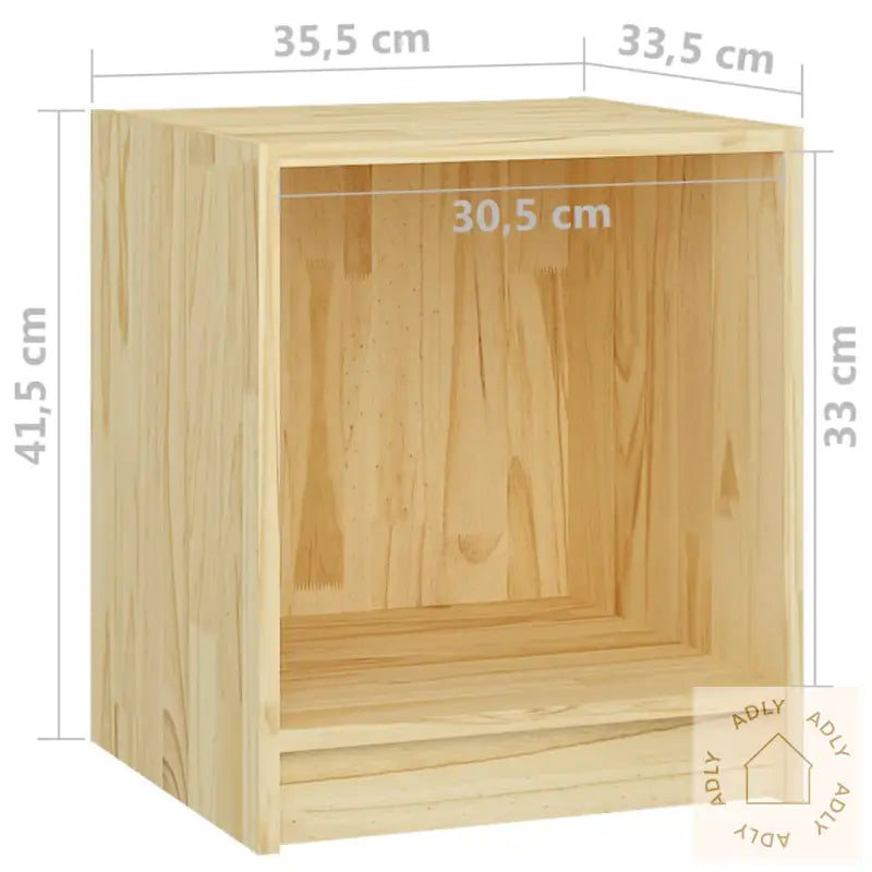 Nattbord 35,5X33,5X41,5 Cm Heltre Furu