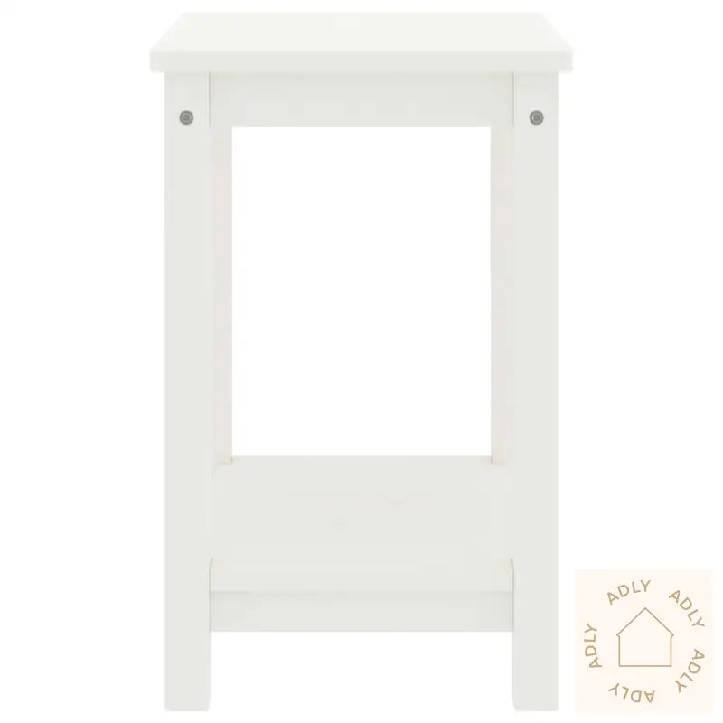 Nattbord Hvit 35X30X47 Cm Heltre Furu