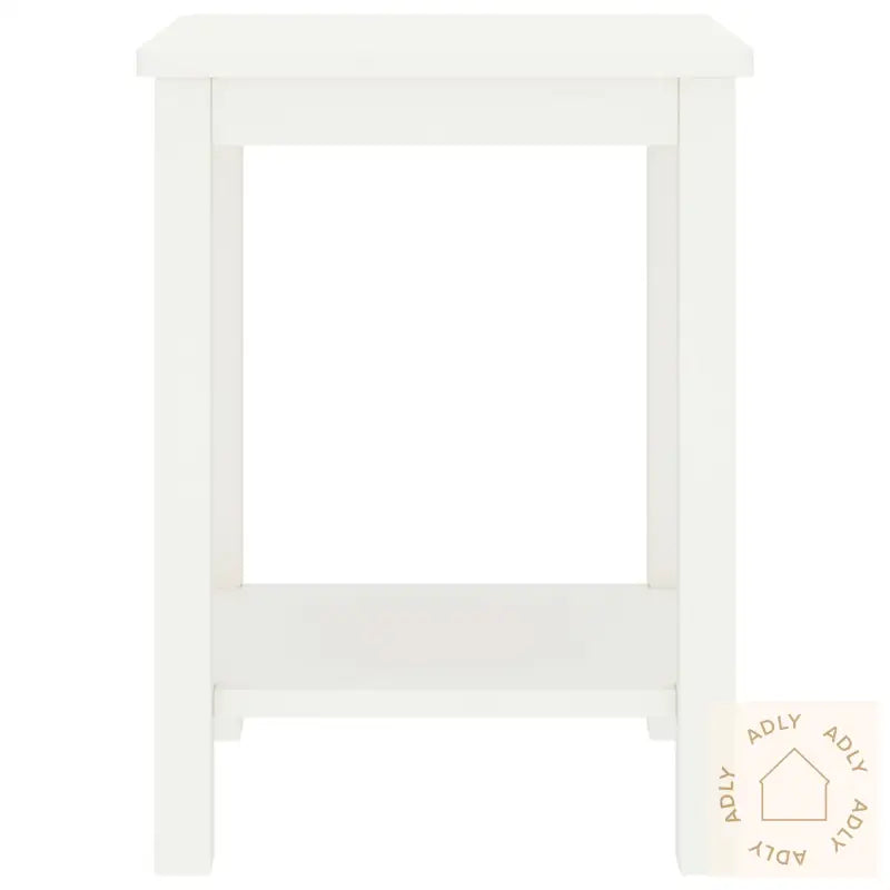 Nattbord Hvit 35X30X47 Cm Heltre Furu