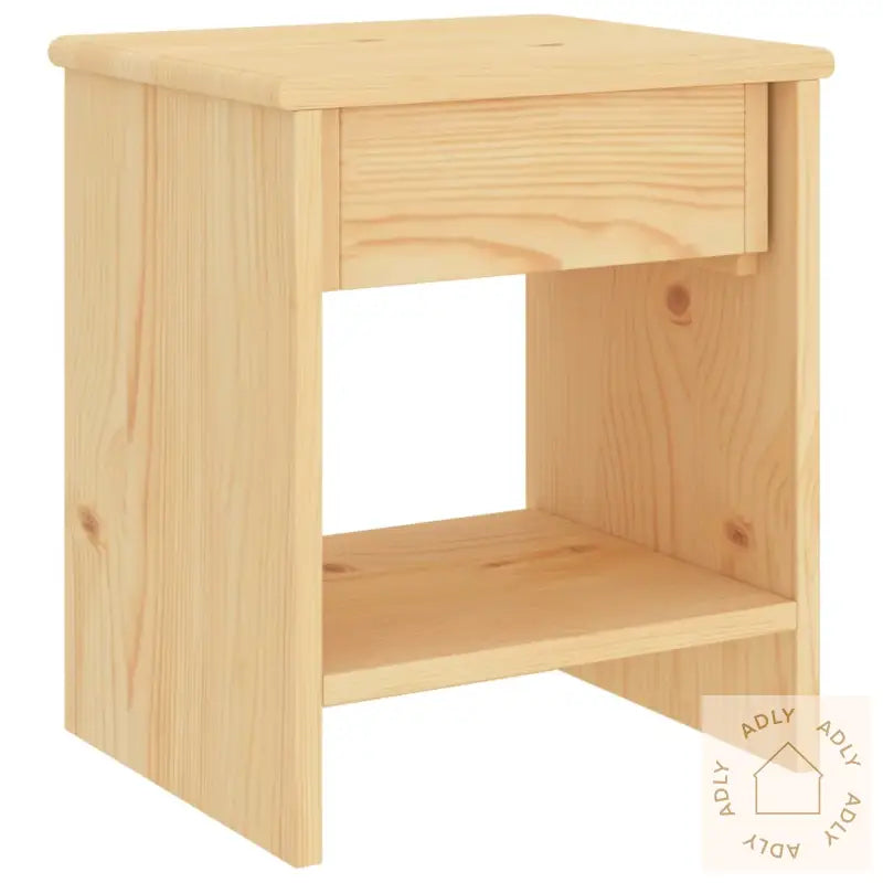 Nattbord Naturell 35X30X40 Cm Heltre Furu