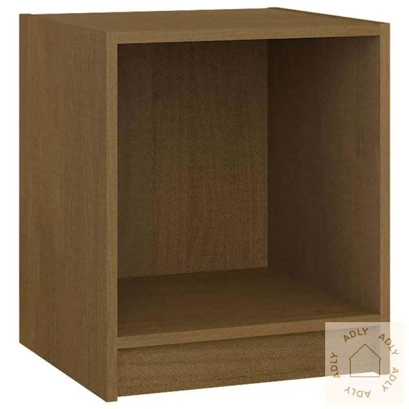 Nattbord 2 Stk Honningbrun 35,5X33,5X41,5 Cm Heltre Furu