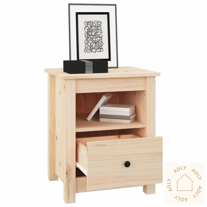 Nattbord 2 Stk 40X35X49 Cm Heltre Furu