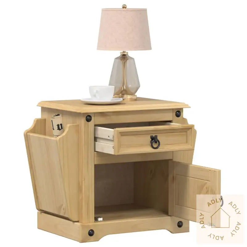 Nattbord Corona 45X35X47,5 Cm Heltre Furu