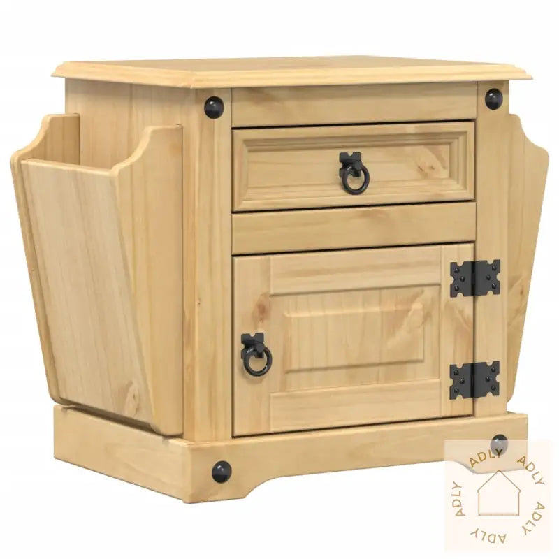 Nattbord Corona 45X35X47,5 Cm Heltre Furu