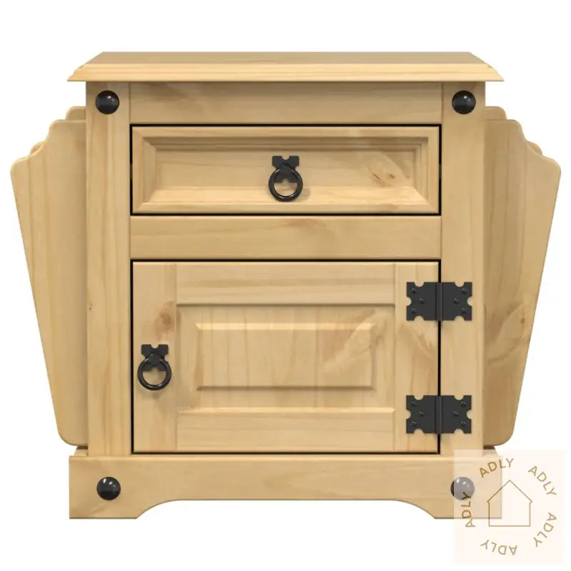 Nattbord Corona 45X35X47,5 Cm Heltre Furu