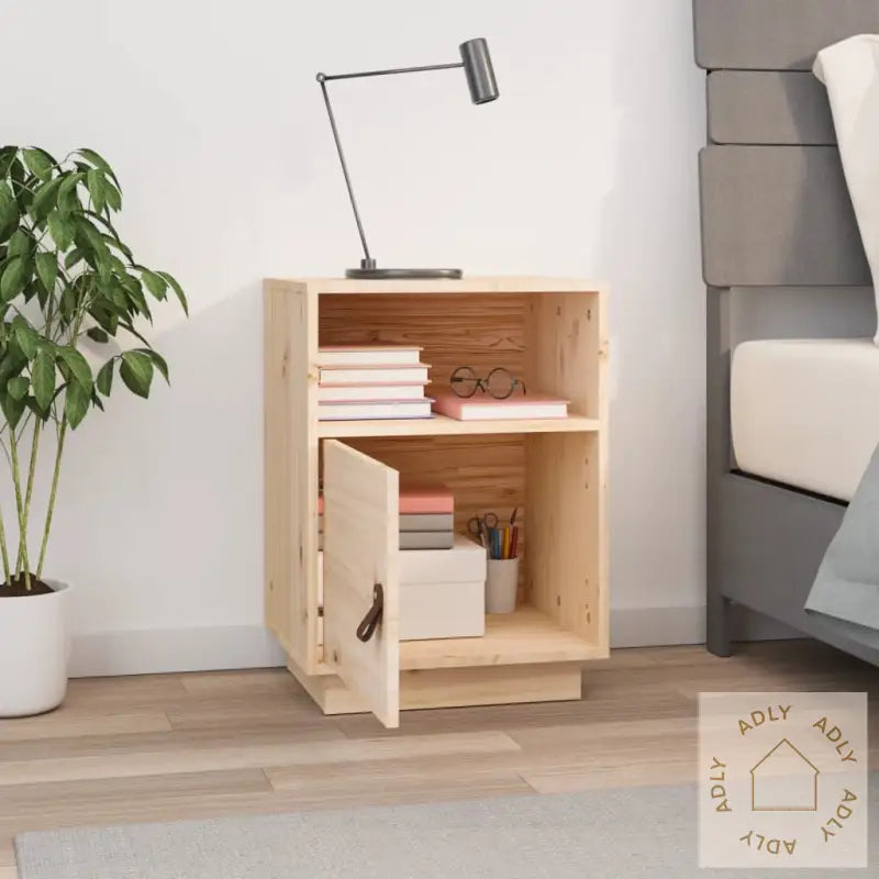 Nattbord 40X34X55 Cm Heltre Furu