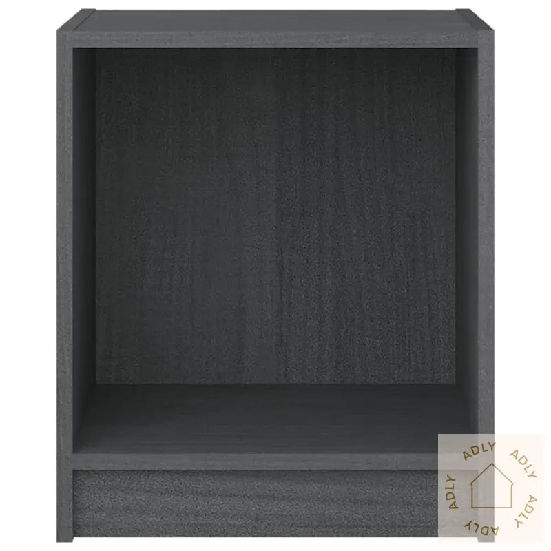 Nattbord 2 Stk Grå 35,5X33,5X41,5 Cm Heltre Furu