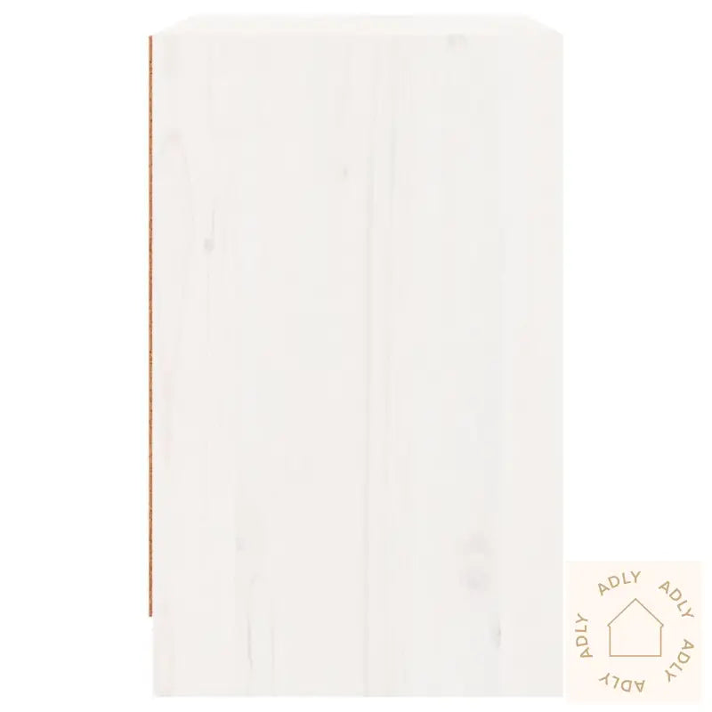 Nattbord 2 Stk Hvit 40X31X50 Cm Heltre Furu