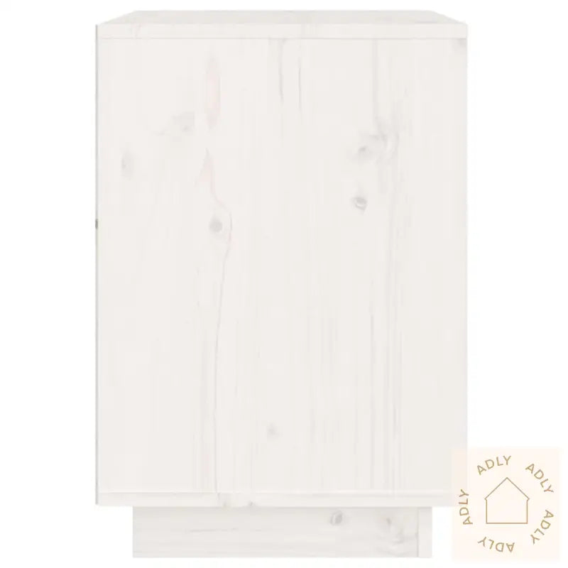Nattbord 2 Stk Hvit 40X35X50 Heltre Furu