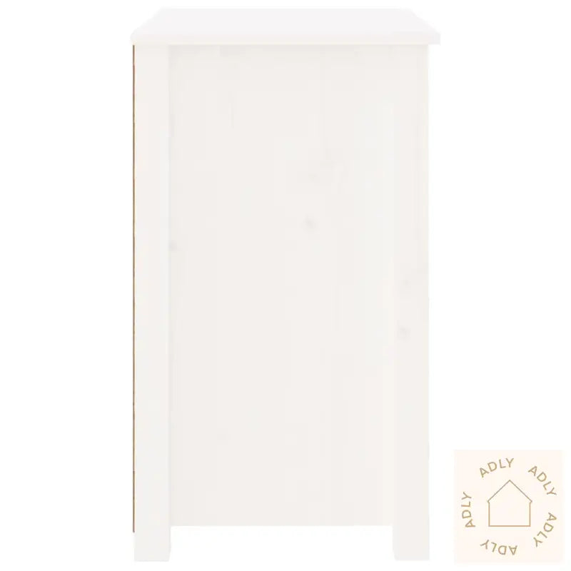Nattbord 2 Stk Hvit 50X35X61,5 Cm Heltre Furu